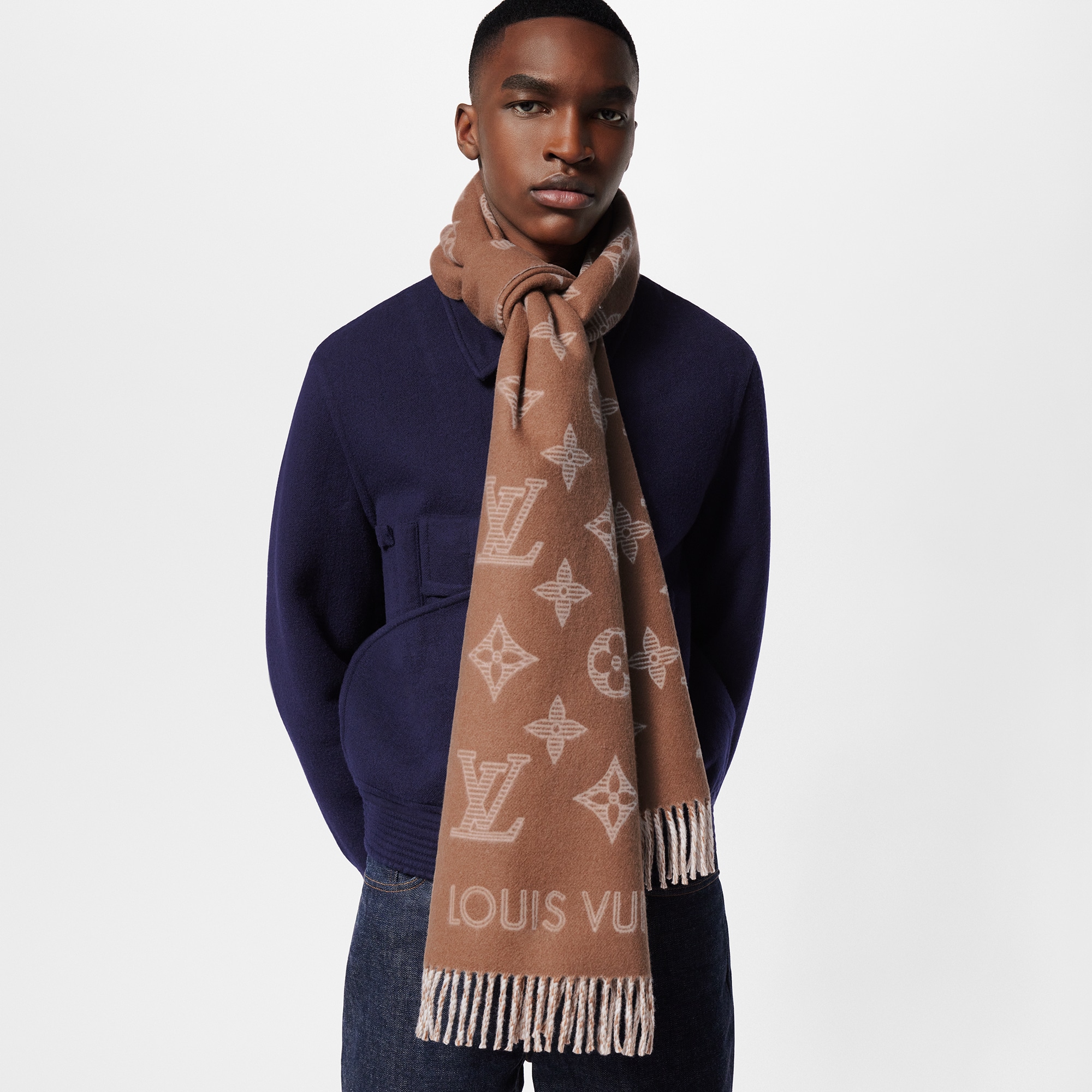 Louis Vuitton scarves for men and authentic women